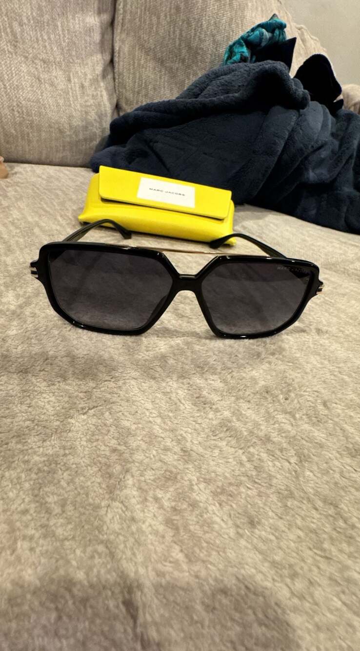 Marc Jacobs MARC 417/S Square Sunglasses in Black